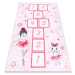 DW Ružový dievčenský koberec Balerína Rozmer: 160x220 cm