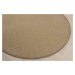 Kusový koberec Eton béžový 70 kruh - 120x120 (průměr) kruh cm Vopi koberce