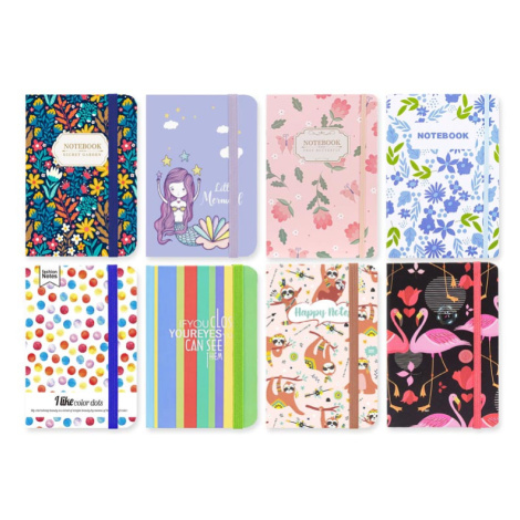 MFP 7501620 Blok s gumkou A6 80 listov mix č.5 linka