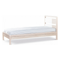 Študentská posteľ 100x200 artos - dub sofia/biela