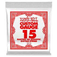 Ernie Ball 1027 Plain Steel Single .015