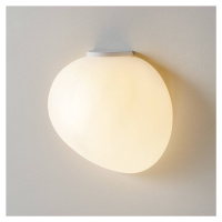 Foscarini Gregg media semi 1 nástenná lampa biela