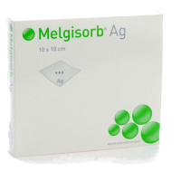 Krytie Melgisorb Ag 10x10cm absorpčná algin.sterilní 10ks