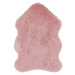 Kusový koberec Faux Fur Sheepskin Pink - 60x90 tvar kožešiny cm Flair Rugs koberce