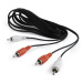 Kábel Cablexpert 2 x cinch 2 x cinch audio 1.8 m čierny