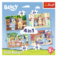 Trefl Puzzle 4v1 - Bluey / BBC