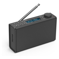 HAMA 54242 DIGITALNE RADIO DR7USB, FM/DAB/DAB+/BATERIOVE NAPAJANIE, CIERNE