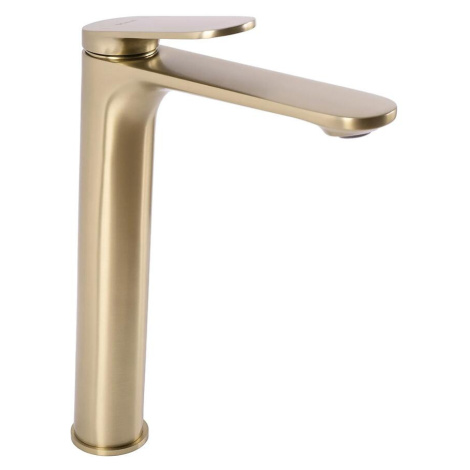 Umývadlová batéria REA Marco brúsené zlato vysoká