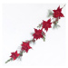 Eurolamp Vianočné dekorácie girlanda s vianočnými hviezdami, priemer 175 cm, 1 ks