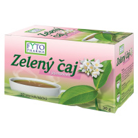 FYTOPHARMA Zelený čaj s jazmínom, porciovaný 20 x 1.5 g