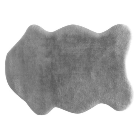 Antracitovosivá syntetická kožušina 80x150 cm Pelush Anthracite – Mila Home