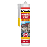 Soudal Univerzálny silikón 280 ml hnedý