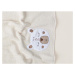 Béžová bavlnená detská osuška 75x50 cm Teddy - Foutastic