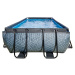 Bazén s pieskovou filtráciou Stone pool Exit Toys oceľová konštrukcia 540*250*100 cm šedý od 6 r