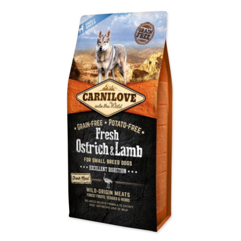 Krmivo Carnilove Dog Small Breed Fresh Ostrich & Lamb 6kg