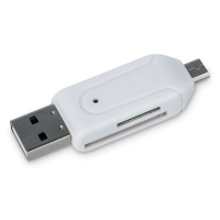 USB OTG čítačka kariet FOREVER USB & microUSB / SD & microSD