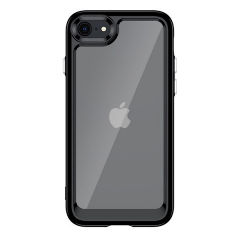 Apple iPhone 7 / 8 / SE (2020) / SE (2022), Plastový zadný kryt + silikónový rám, stredne odolný