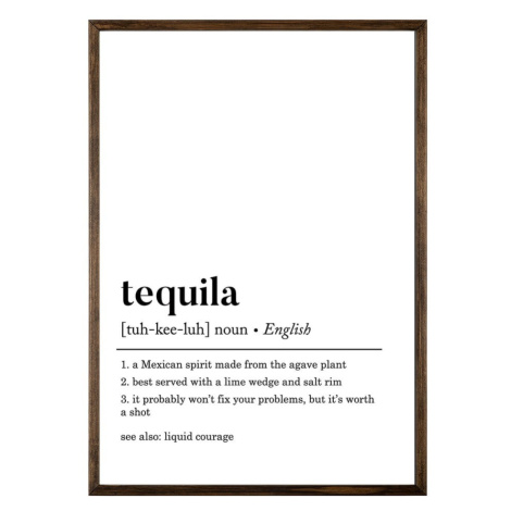 Plagát 50x70 cm Tequila – Wallity