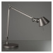 Stolná LED lampa Artemide Tolomeo Midi 2700K sivá