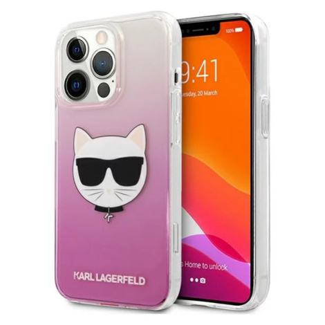 Kryt Karl Lagerfeld KLHCP13LCTRP iPhone 13 Pro 6,1" hardcase pink Choupette Head (KLHCP13LCTRP)