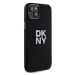 DKNY Liquid Silicone Stack Metal Logo Apple iPhone 15 Plus DKHCP15MSMCBSK Black