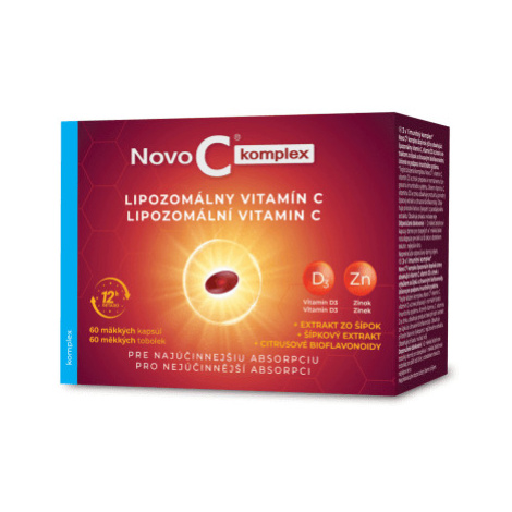 NOVO C Komplex lipozomálny vitamín C + vitamín D3 + zinok 60 kapsúl