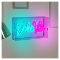 LED nástenné svietidlo Dolce Vita, číre, 30x15 cm, plast USB RGB