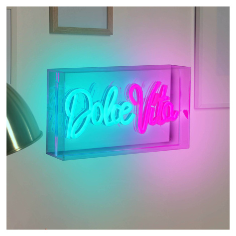 LED nástenné svietidlo Dolce Vita, číre, 30x15 cm, plast USB RGB