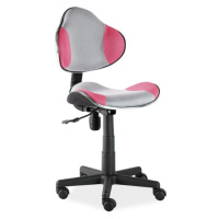 SI Kancelárska stolička Eda - ružová/sivá