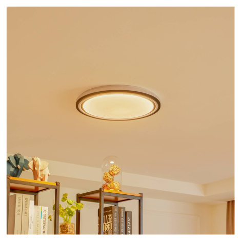 Lindby Smart LED stropné svietidlo Arvada, RGBIC, výška 7 cm, Tuya