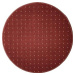 Vopi Kusový koberec Udinese terra kruh 400 × 400 cm