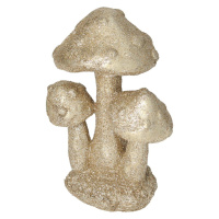 Dekoria Dekorácia Golden Mushrooms 12cm, 10 x 5 x 12 cm`