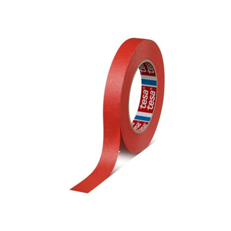 Tesa 4328, červená krepová maskovací páska, 19 mm x 50 m