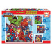 Puzzle Marvel Super Heroe Adventures Progressive 4v1 Educa 12-16-20-25 dielov