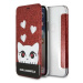 Púzdro Karl Lagerfeld iPhone X / XS red book Valentine (KLFLBKPXVDCRE)