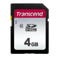 TRANSCEND SDHC karta 4GB 300S, Class 10 (R:95/W:45 MB/s)