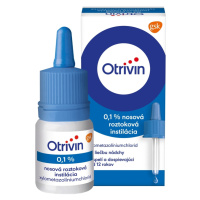 OTRIVIN 0,1 % Nosová roztoková instilácia 1 mg 10 ml