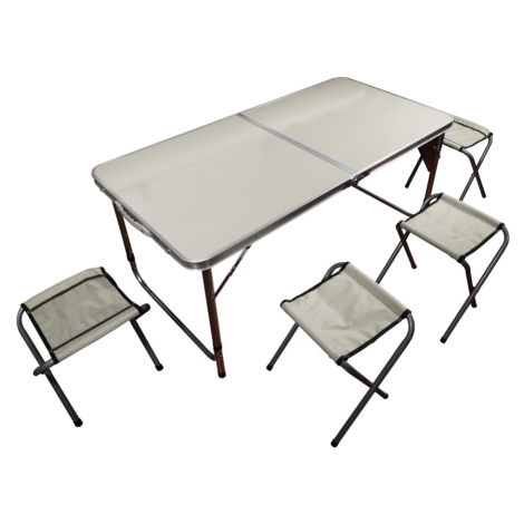 Rojaplast Campingový set - stôl 120x60cm+4 stoličky