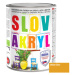 SLOVAKRYL - Univerzálna vodou riediteľná farba 0,75 kg 0660 - okrová
