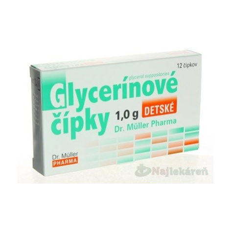 Dr.Müller Glycerinové čípky 12 x 1 g