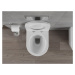 MEXEN/S - Rico Závesná WC misa Rimless vrátane sedátka s slow-slim, Duroplast, biela - 30720500 