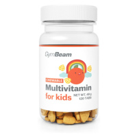 Multivitamín, tablety na cmúľanie pre deti - GymBeam