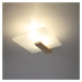 Stropné svietidlo v prírodnej farbe so skleneným tienidlom 40x47.5 cm Parola – Nice Lamps