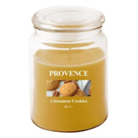 Provence Vonná sviečka v skle PROVENCE 95 hodín škoricové sušienky
