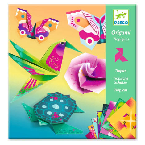 Djeco Origami neónové Trópy