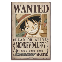 Plagát One Piece - Wanted Luffy (2)