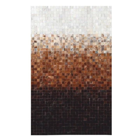 KONDELA Typ 7 kožený koberec 170x240 cm vzor patchwork Tempo Kondela