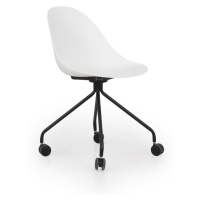 Bielo-čierna kancelárska stolička Tenzo