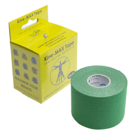 KINE-MAX Super-pro cotton kinesiology tape zelená tejpovacia páska 5 cm x 5 m 1 ks