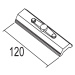 Ivela závesná platnička, dĺžka 120 mm